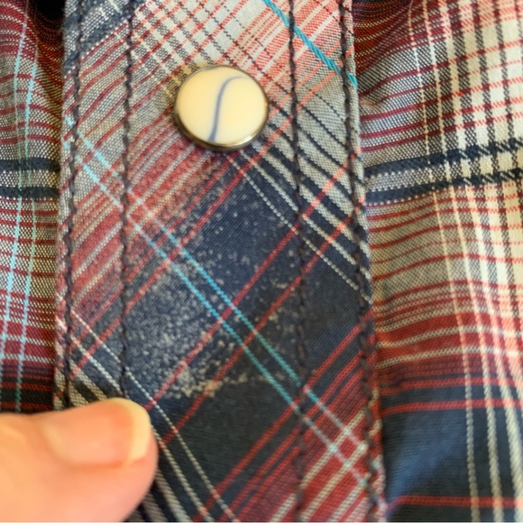 Vintage Rafter western snap up button shirt - Picture 6 of 10